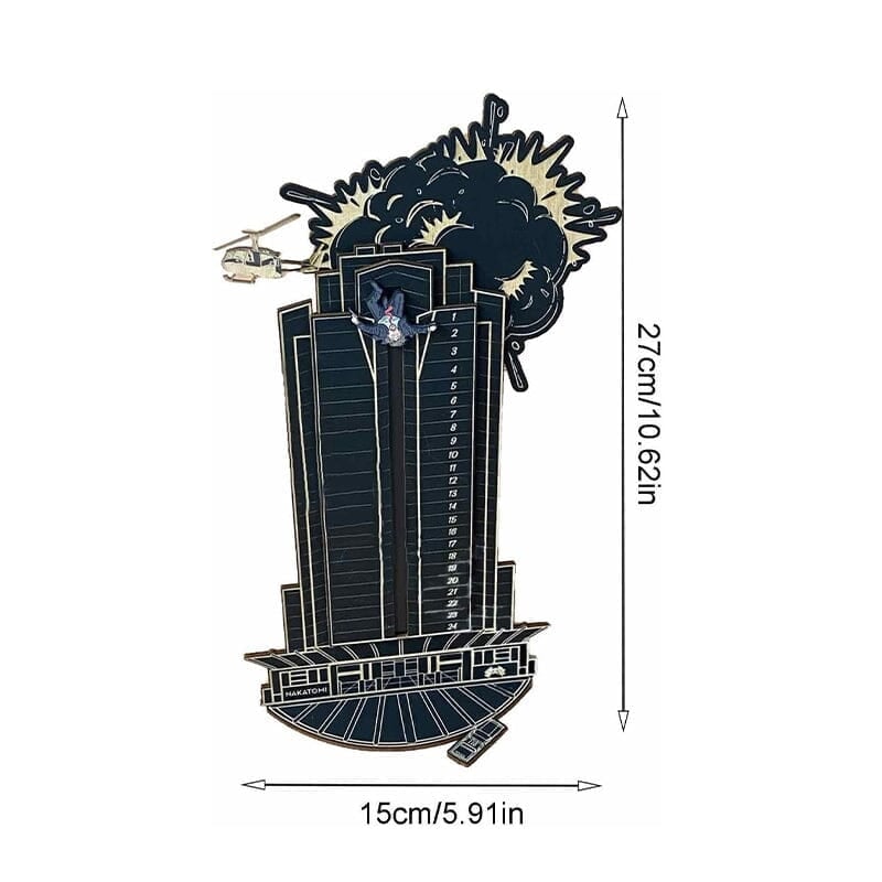 Sakerplus® Wooden Advent Calendar Bomb Calendar