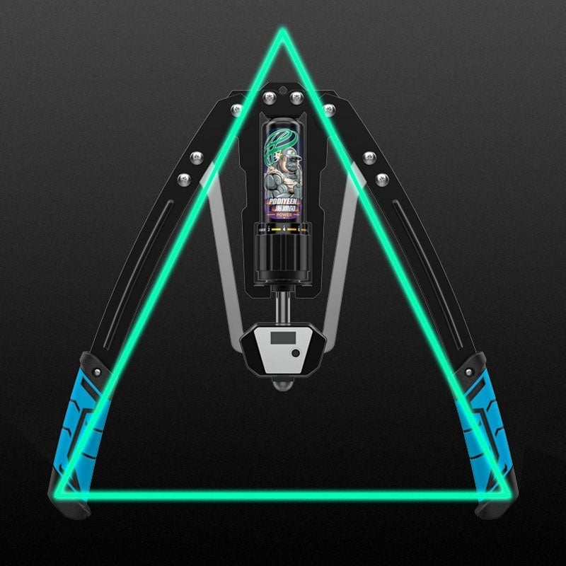 Verstellbarer hydraulischer Armstärketrainer (mit LED-Zähler)