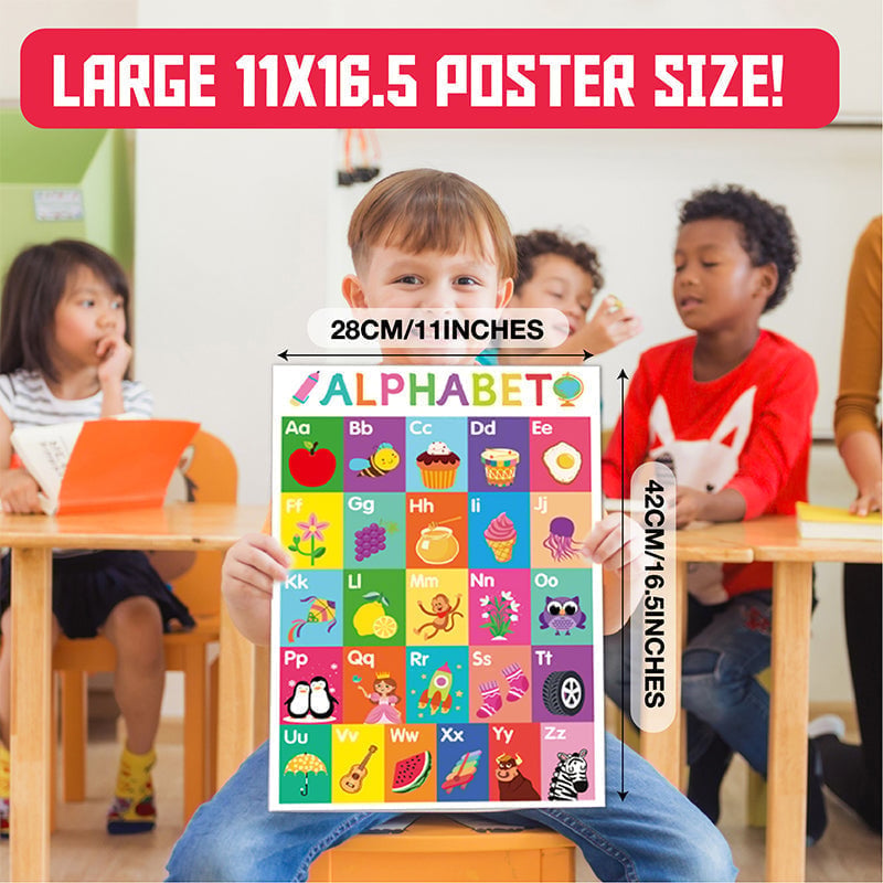 Colorful Educational Posters（16PCS/SET ）