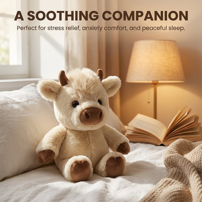 Running Cow Plush Toy