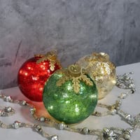 Glass Bordplate Julepynt