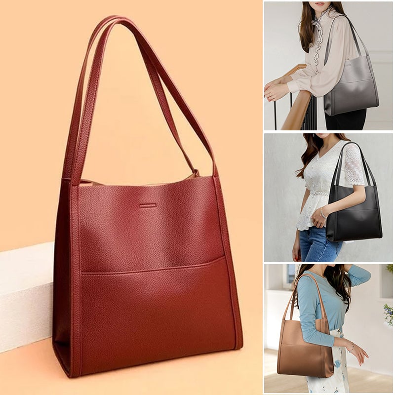 Sac à bandoulière simple de couleur unie