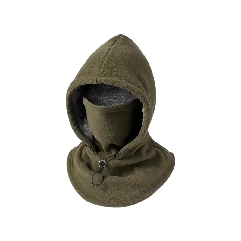 Fleece-Doppelschicht-Integrierte Mütze