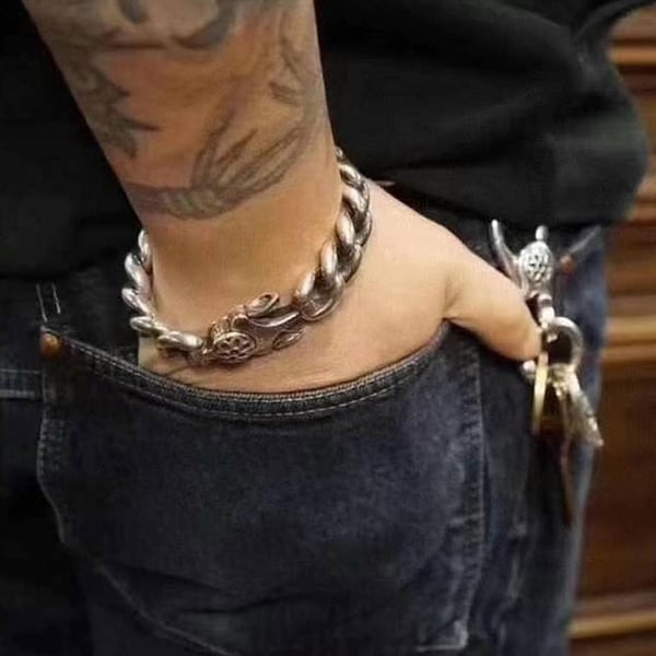 Vintage Sakura Motorcycle Bracelet