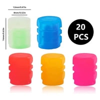 Universal Fluorescent Tire Valve Caps (4 PCS/Set)
