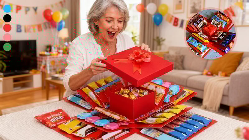 Explosion box unfolding dramatically