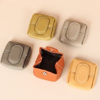 Ensfarget mini-myntveske