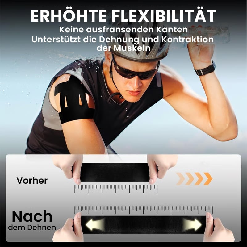 Kinesiologie-Tape zur Linderung von Schulterschmerzen