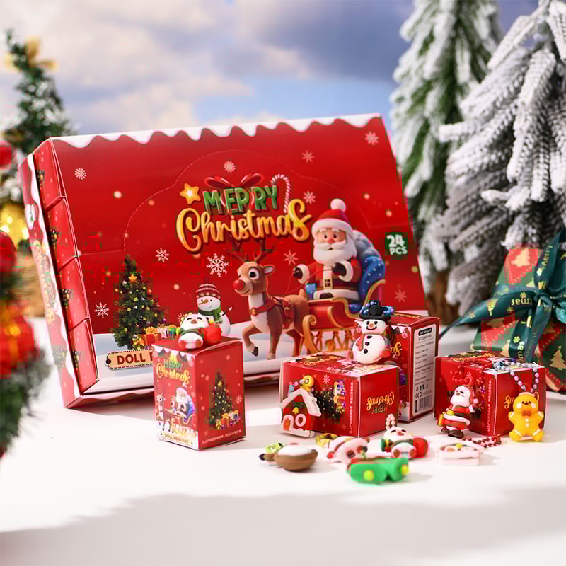 Süße Weihnachts-Blindbox-Anhänger