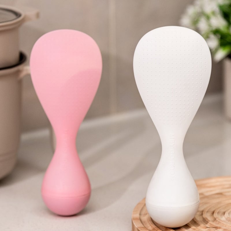 Non-Tipping Standable Rice Scoop