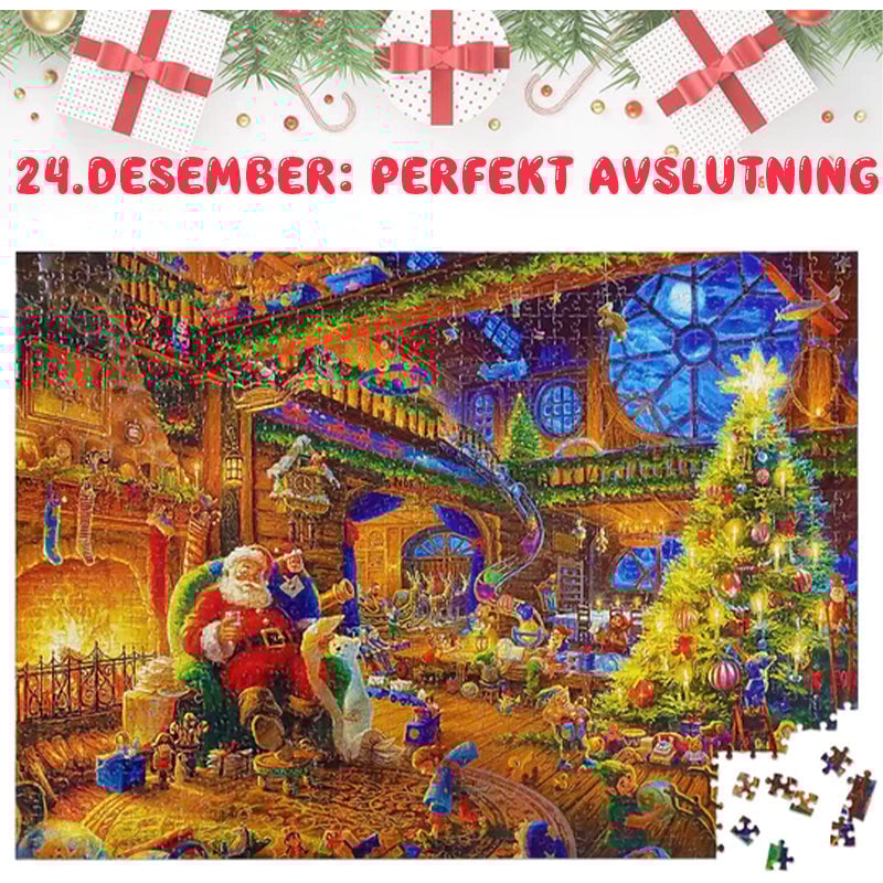 Adventskalender 2024 Julepuslespill