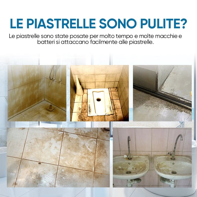 Spruzzatore per la pulizia delle fughe delle piastrelle