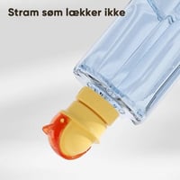 Genanvendeligt sugerørslåg til drikkevandsflaske til børn