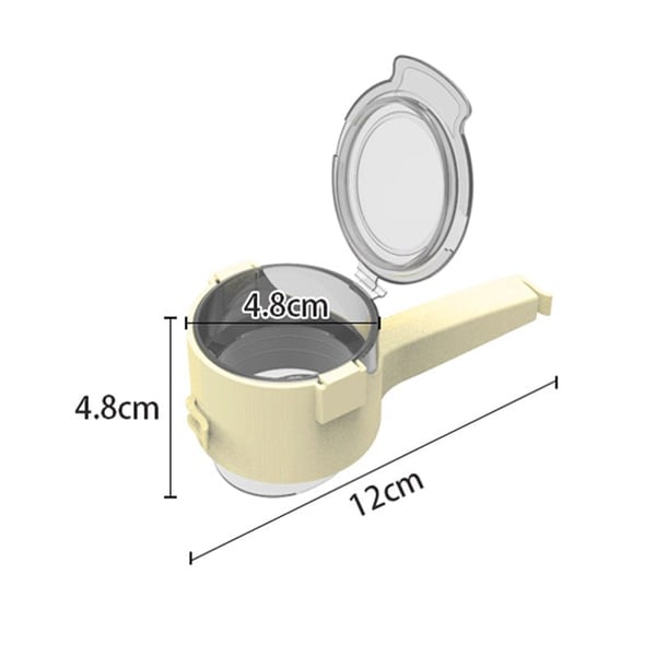 Clip di fissaggio per la conservazione degli alimenti 2 in 1