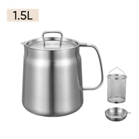🌟2-in-1 304 Stainless Steel Multifunctional Oil Strainer Pot