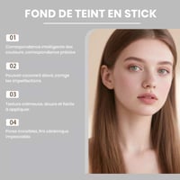 Stick fond de teint 2 en 1 qui change de couleur
