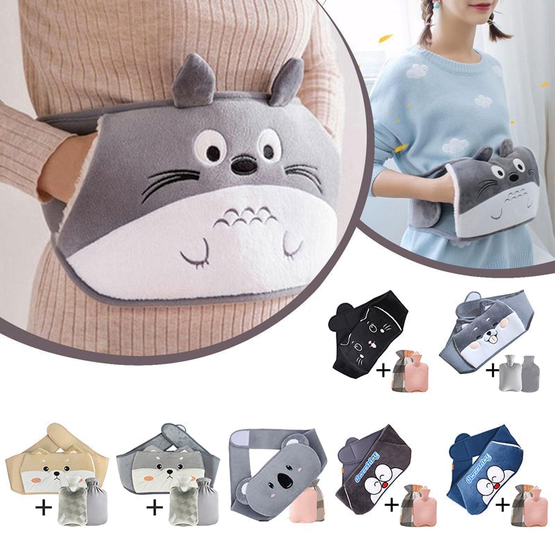 🔥Pluche hervulbare warmwaterkruikgordel🔥