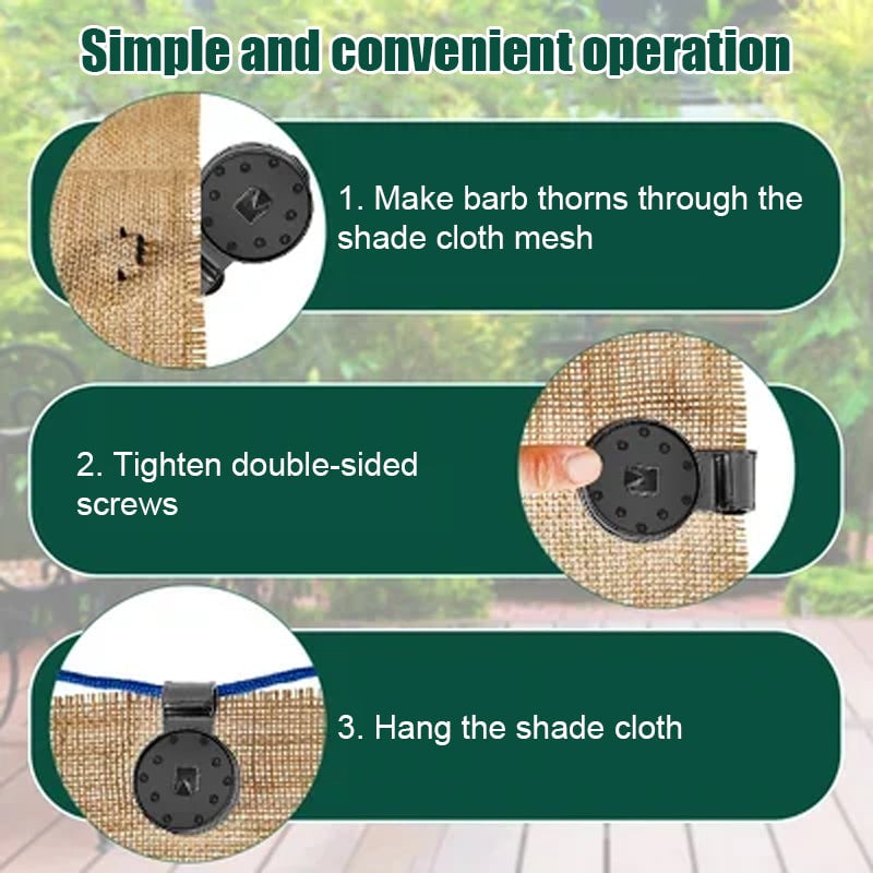 Shade Cloth Heavy Duty Lock Grip