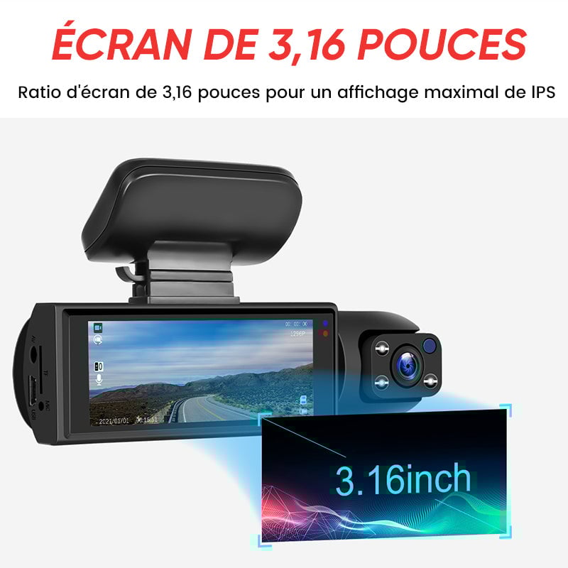 Caméra de surveillance avant et arrière