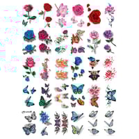 3D Stereo Tattoo Sticker