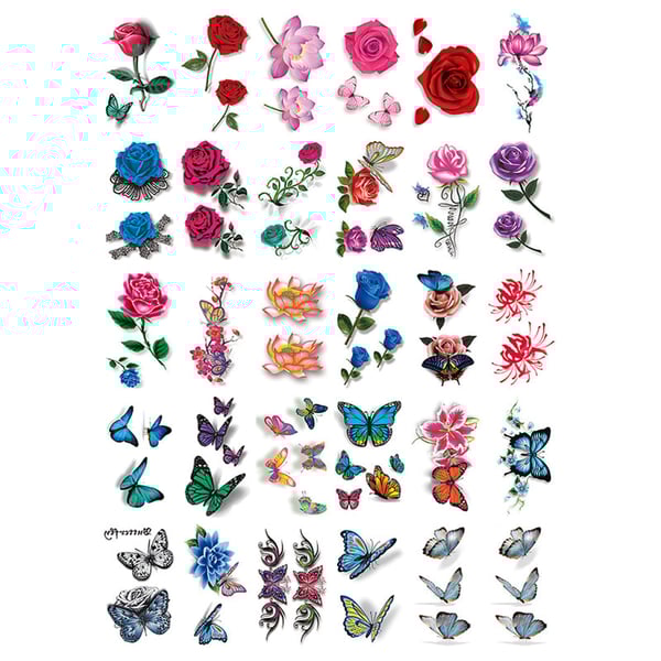 3D Stereo Tattoo Sticker