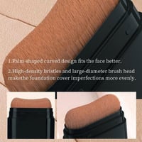 Dual-Ended Concealer Stick with Built-In Brush