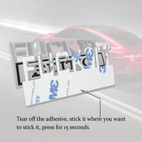 Fuck IT Edition Emblem 3D Sticker Decal