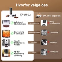 Bærbar kapselkaffemaskin