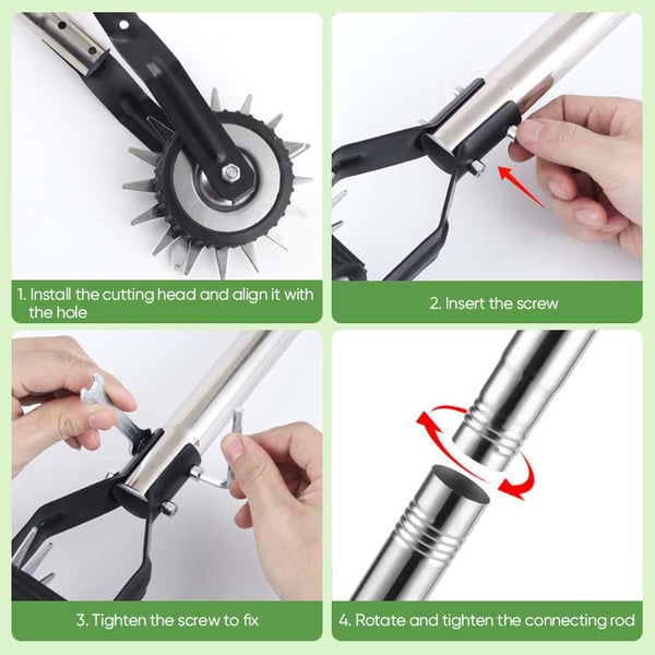 Sakerplus Wheeled Rotary Edger