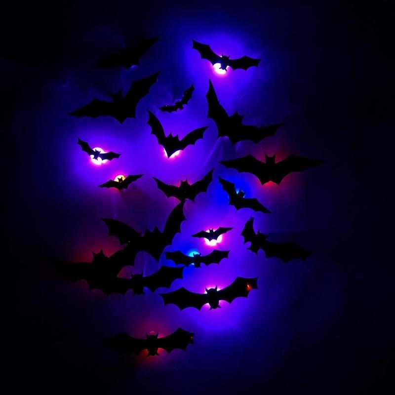 3D-fladdermusdesign LED-dekoration