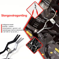 Professionellt slangklämmesats