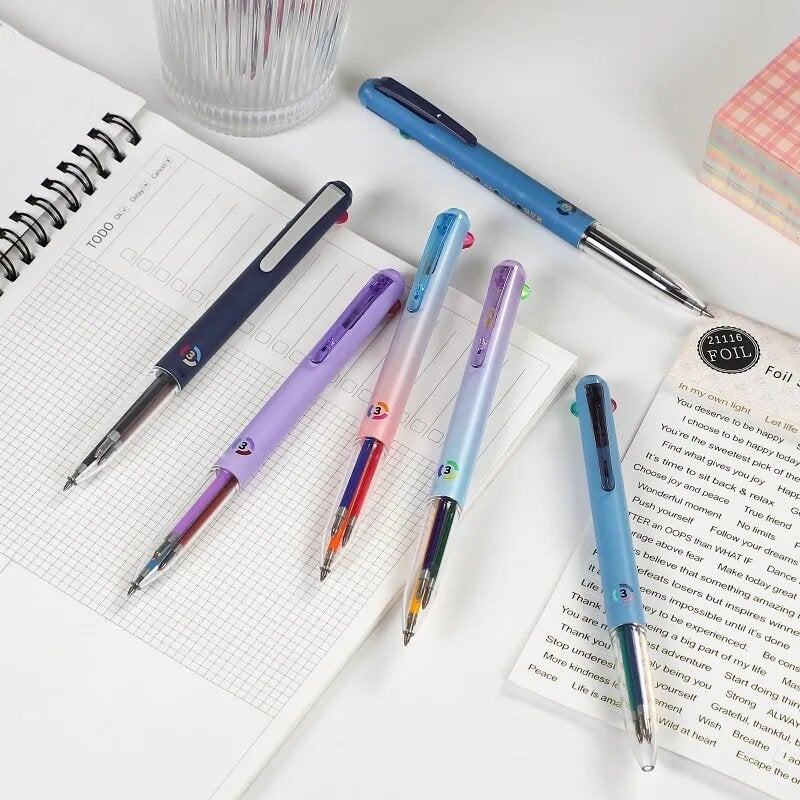 Three-Color Retractable Gel Pen