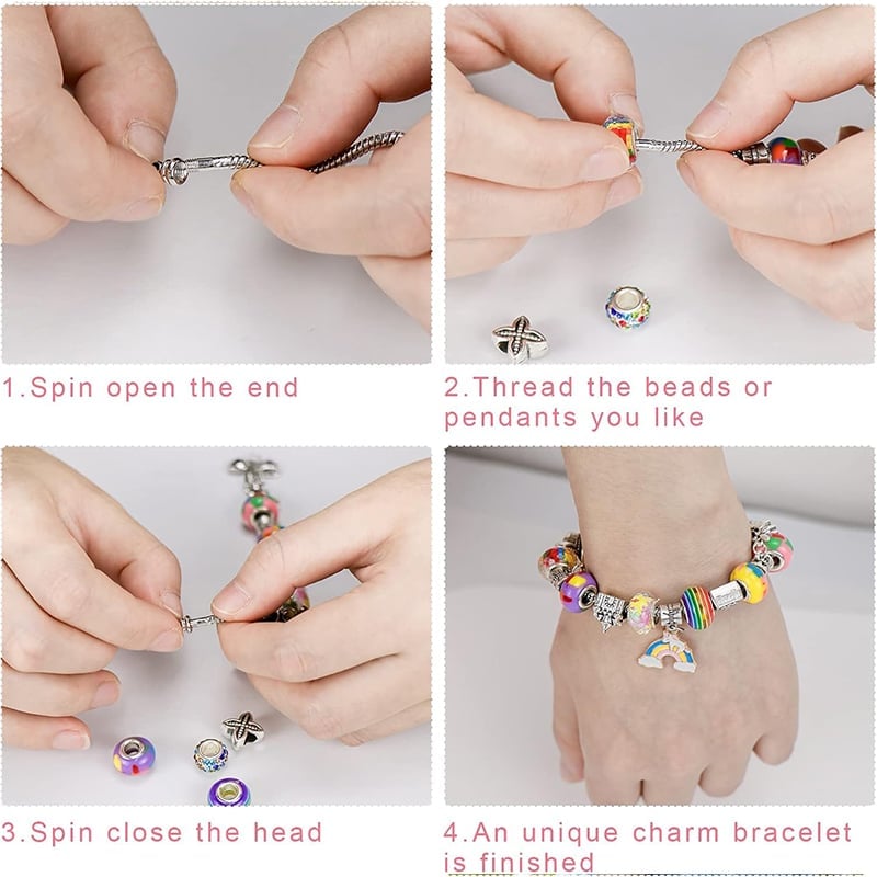 Sakerplus Sank Kids Bracelet Making Kit for Girls
