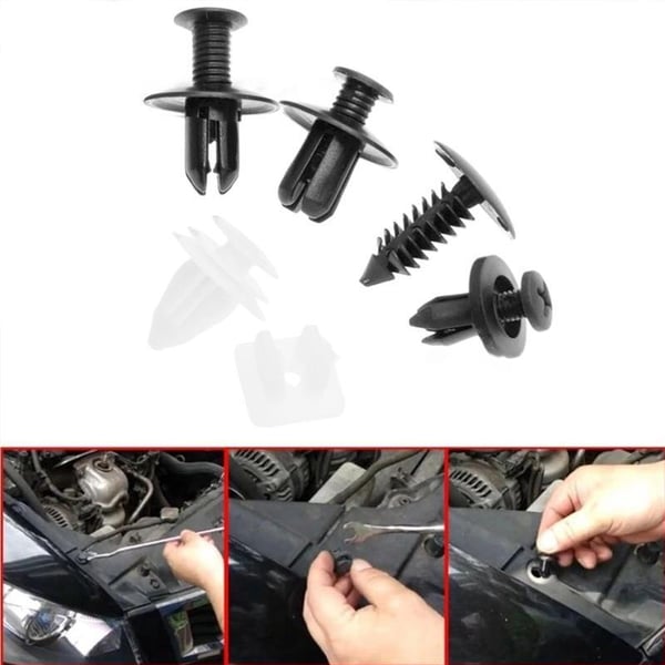 Universal Car Plastic Fender Fastener Clips (150 pcs)