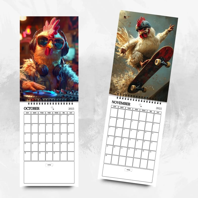 2025 Funny Cock Imitation Calendar