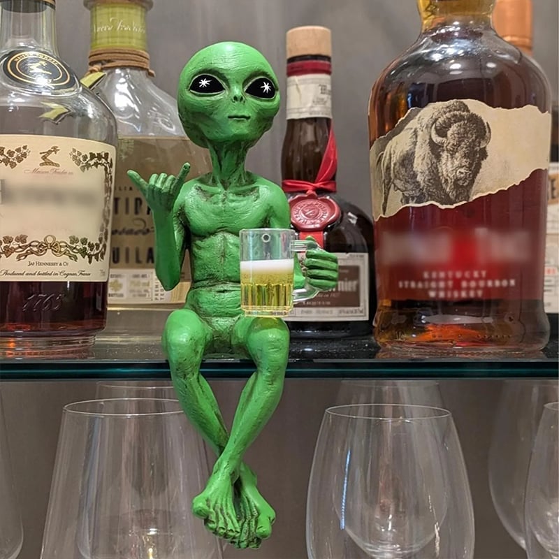 Alien Beer Statue