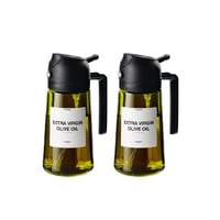 2-in-1 Glass Oil Sprayer and Dispenser🔥