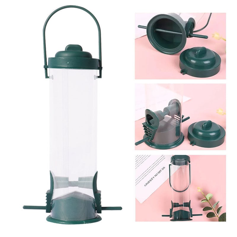 🐦Mangiatoia per uccelli a prova di scoiattolo