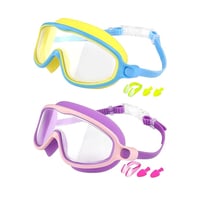 High Definition Waterproof Anti-fog Large Frame Swimming Goggles