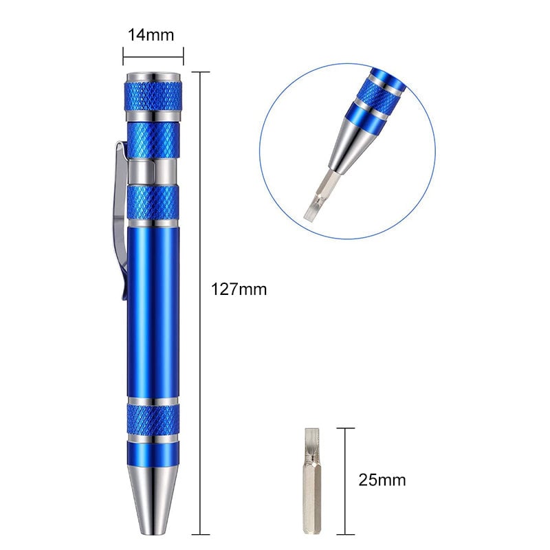 8-in-1 Präzision Schraubendreherstift