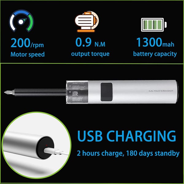 Portable Electric Screwdriver Kit