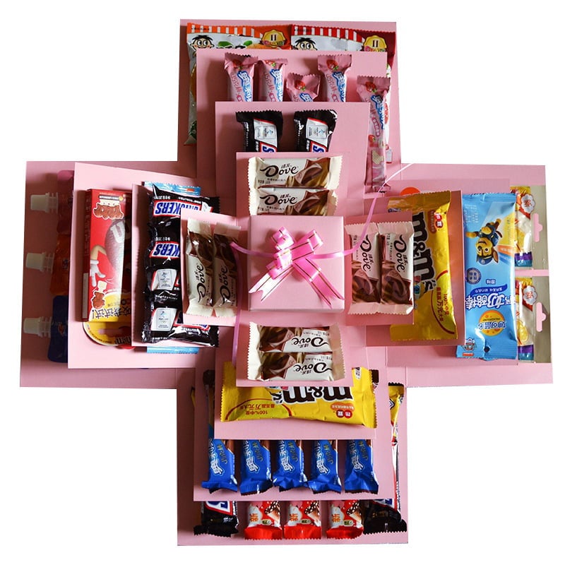 Überraschungsexplosion Geschenkverpackung Leere Box