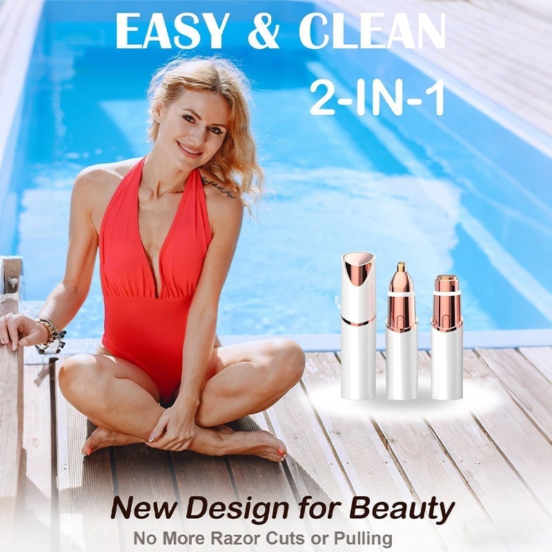 Sakerplus® Portable Lipstick Facial Hair Remover Trimmer