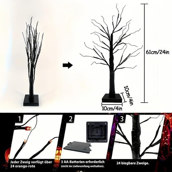 Lichterketten für Halloween-Partys