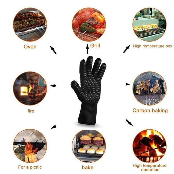 【sale】Hirundo® BBQ Heat & Cut Resistant Gloves