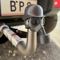 Steel cover cap for trailer hitch