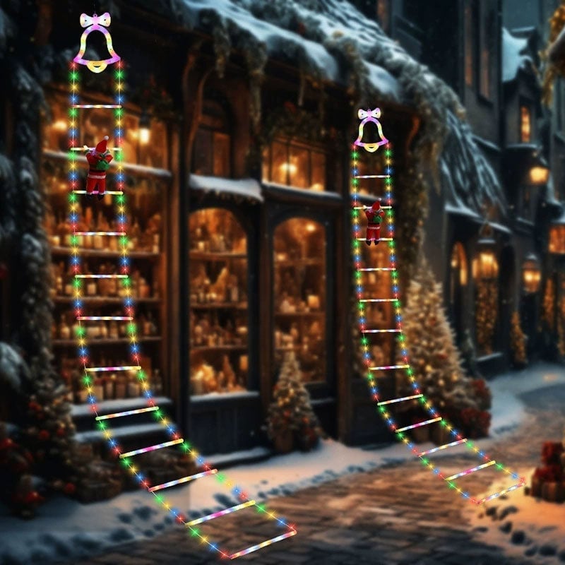 Weihnachtsmann LED-Leiterlicht