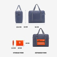 Waterproof Large Capacity Travel Bag, Journey Nylon Foldable Duffle Luggage Bag
