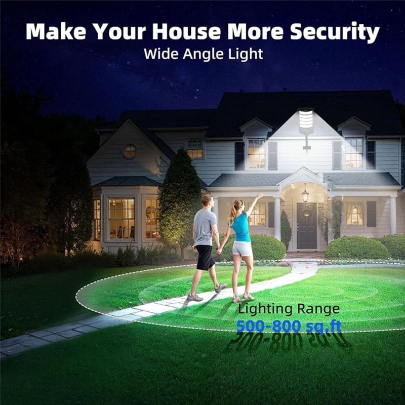 Solar-powered automatic sensor streetlights for courtyards