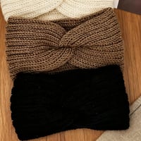 Hand-Knitted Warm Yarn Headband